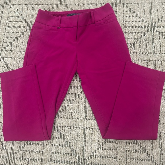 The Limited Hot Pink Straight Leg Pants size 2R - Picture 4 of 7